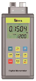 TPI 665L Liquid Differenital Digital Manometer