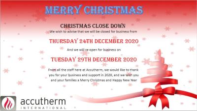 Christmas Closure 2020