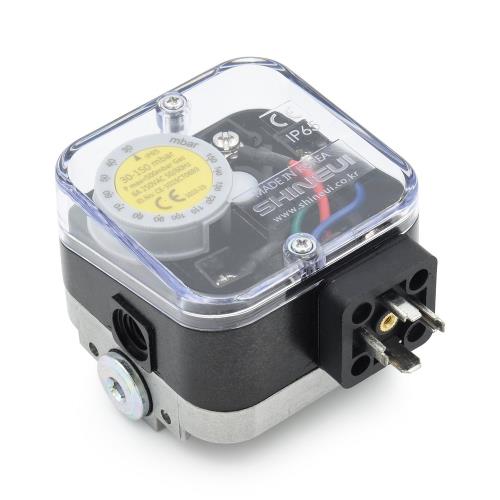 Shineui Gas Pressure Switch  30 - 150 mbar IP65 Pressure Switch